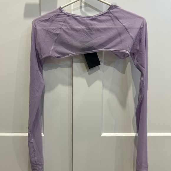 Alphalete Women's Mesh Astor Top in Aquari - Picture 3 of 7